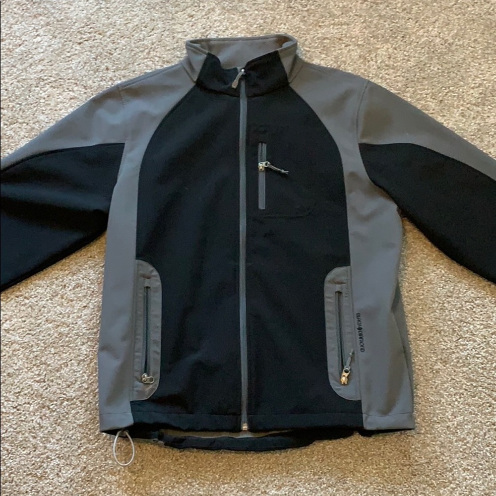 Black Diamond Jacket (Black & Grey)